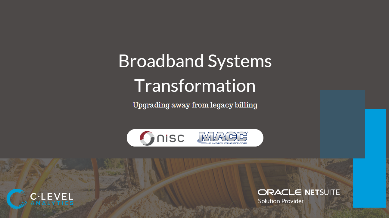 Broadband Systems Transformation: Upgrading Away from Legacy billing